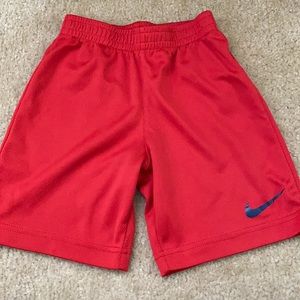 Rad Boy’s Nike shorts with blue swoosh size 5-6yrs